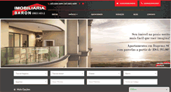 Desktop Screenshot of imobiliariabaron.com.br